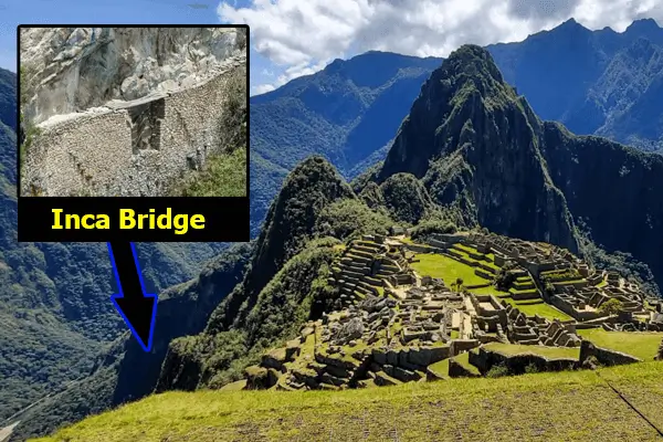 Machu Picchu entrance ticket Circuit 1D Inca Bridge